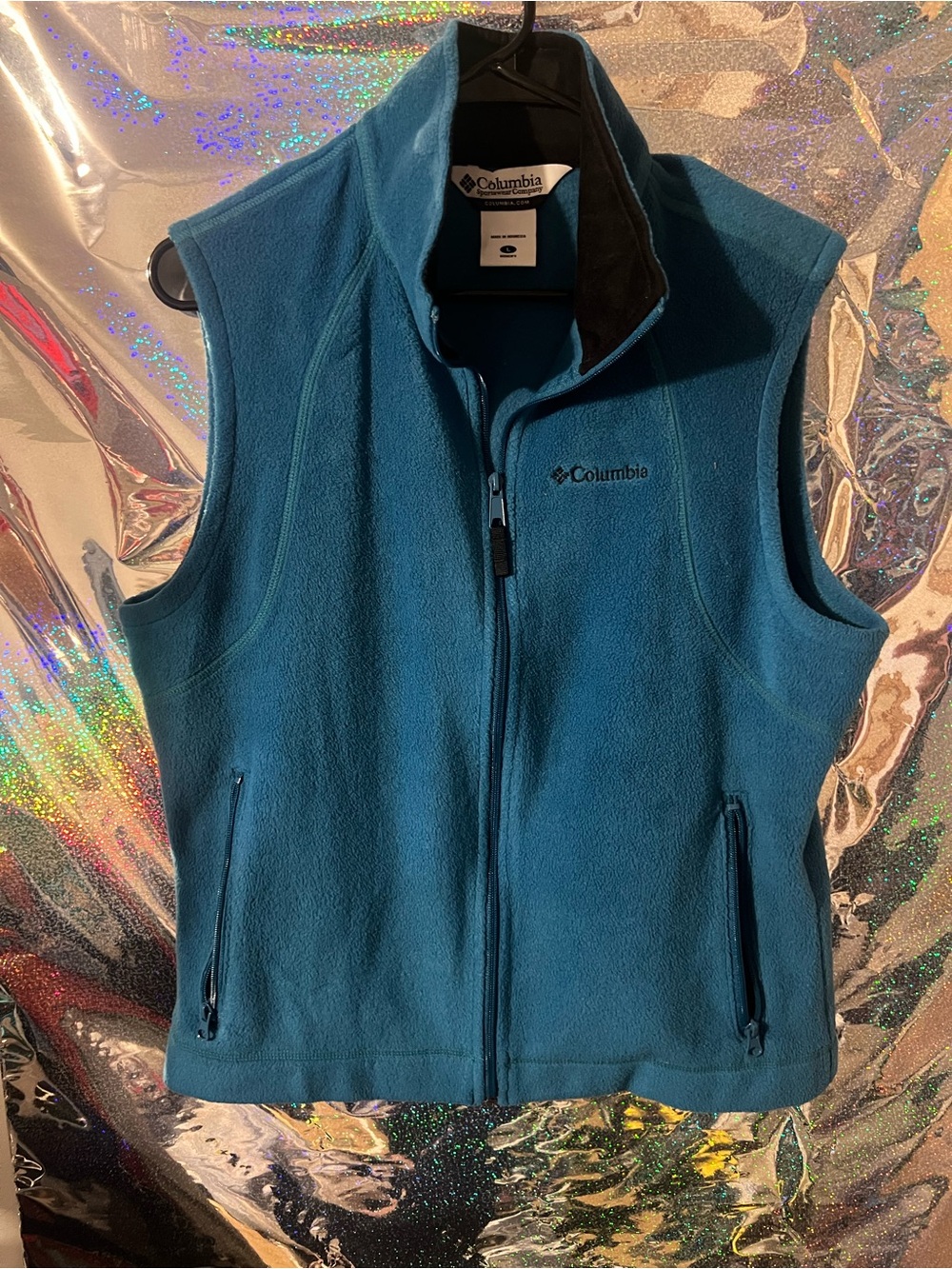 Columbia Blue Women's Fleece Jacket - Zip Front